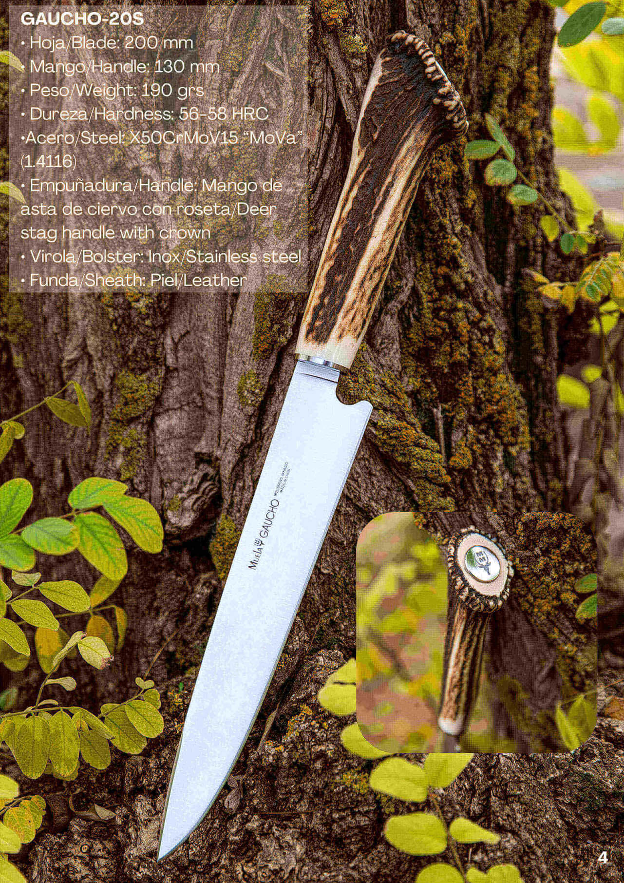 CUCHILLO GAUCHO 20S