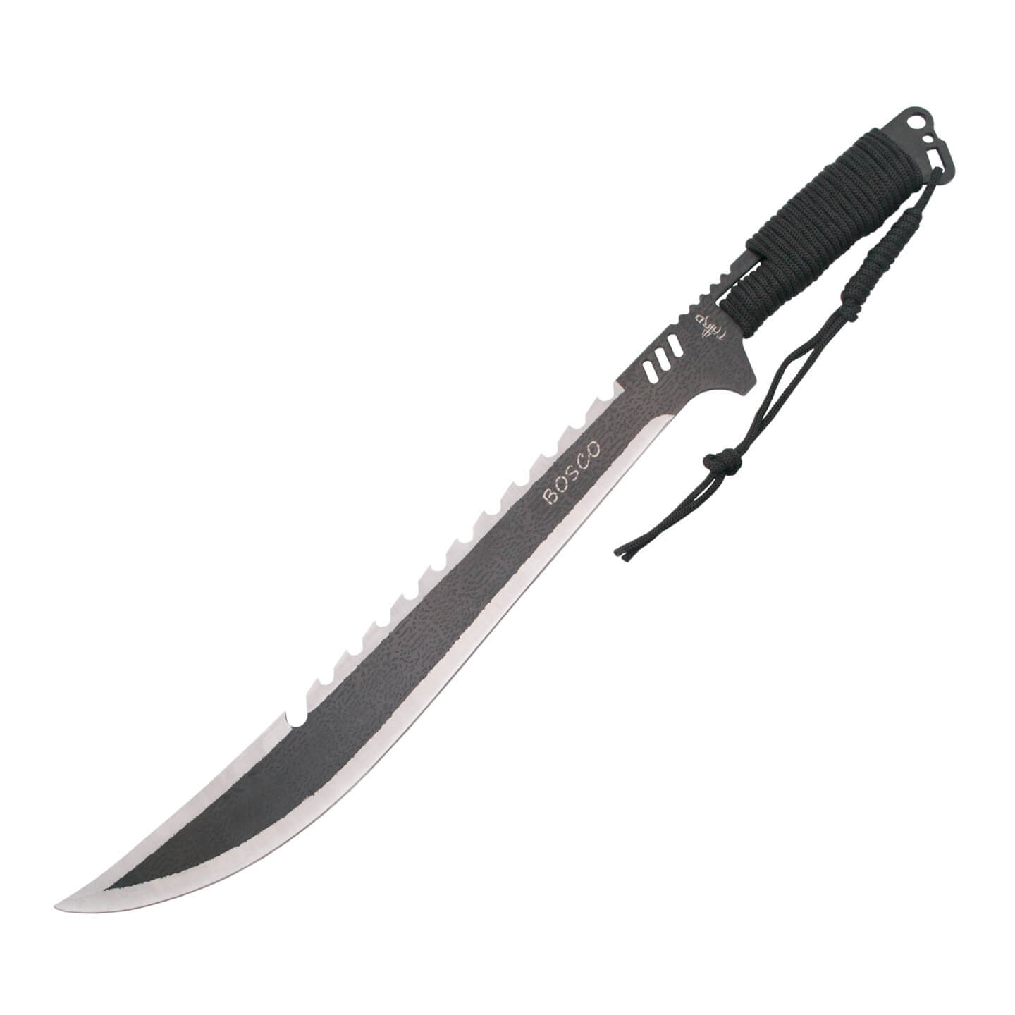 Rohrschneider-Machete mit 48,5 cm langer schwarzer Klinge und sch...