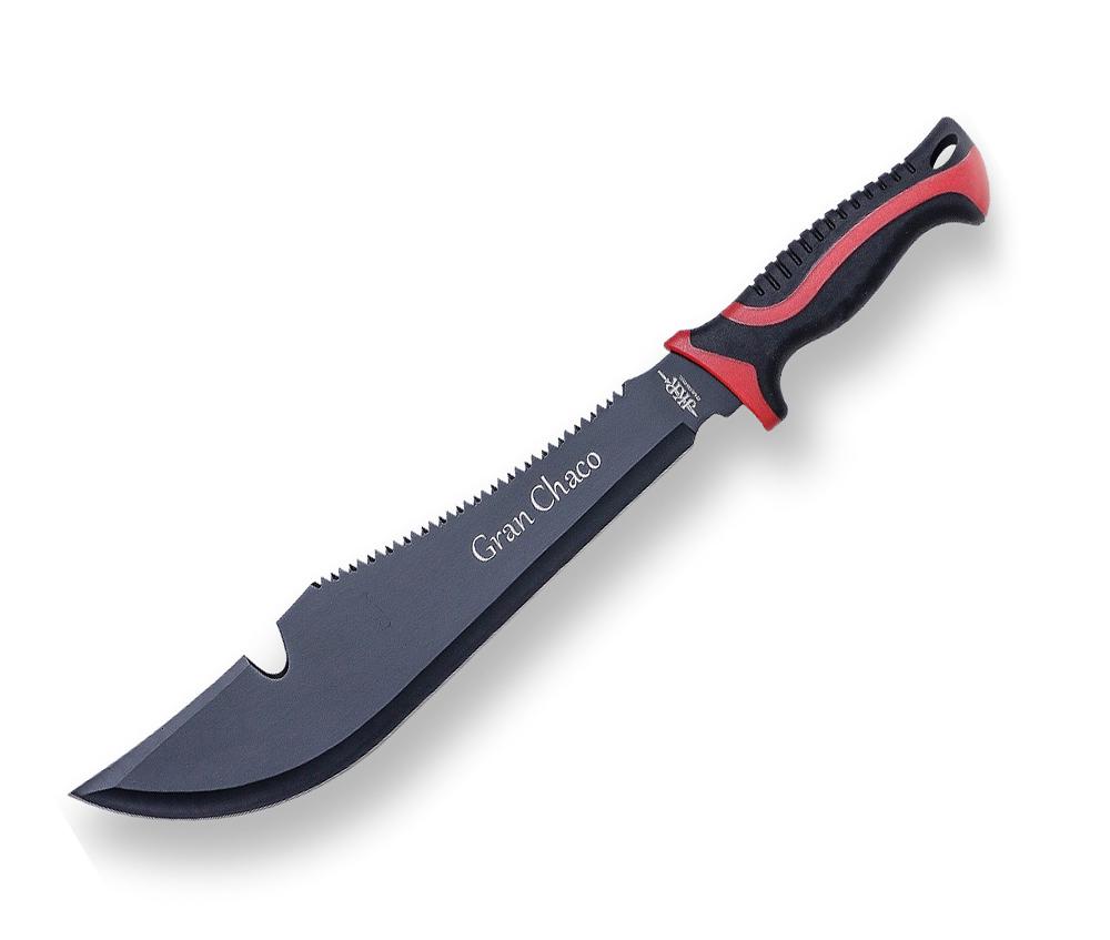 Gran Chaco Machete mit 33 cm breiter Klinge und schwarzem und rot...