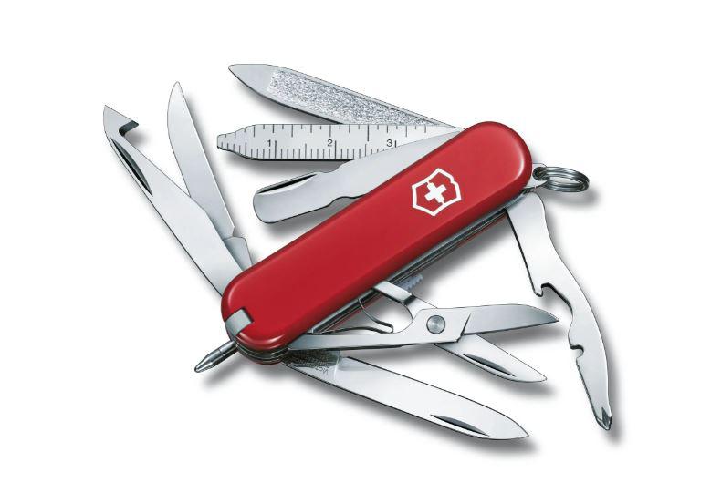 Victorinox Mini Champ rotes Mehrzweckmesser mit 18 Funktionen