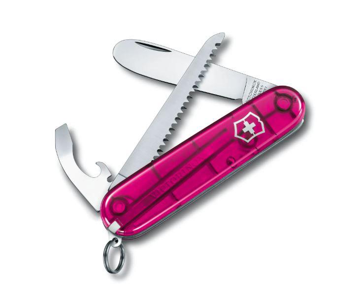 Mein erstes Victorinox Mehrzweckmesser mit durchscheinender rosa ...