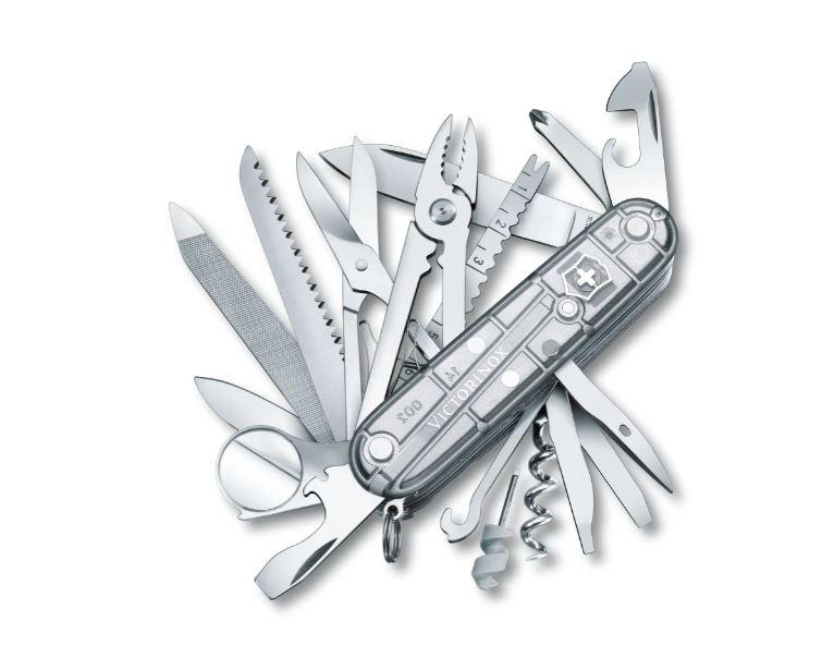 Taschenmesser Victorinox Swiss Champ transparent silber