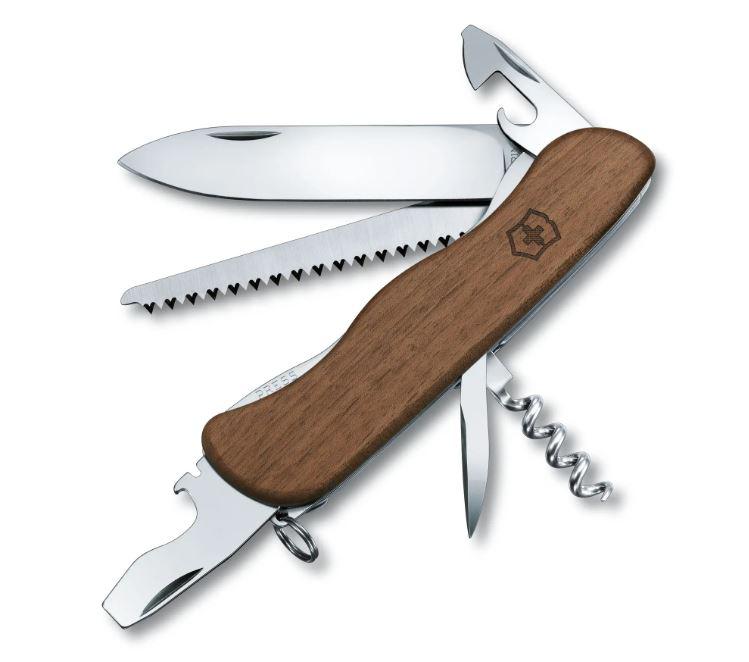 Victorinox Forester Mehrzweckmesser aus Holz 10 Anwendungen