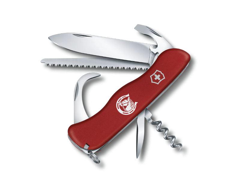 Victorinox Equestrian Mehrzweckmesser Rotes mit Pferdegravur