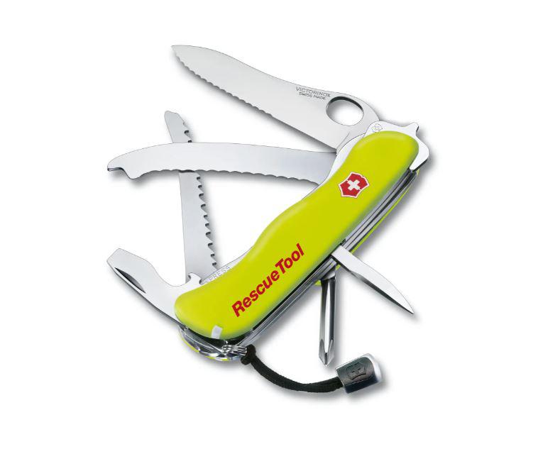 Victorinox Rescue Tool fluoreszierend gelb mit feststellbarer Kli...