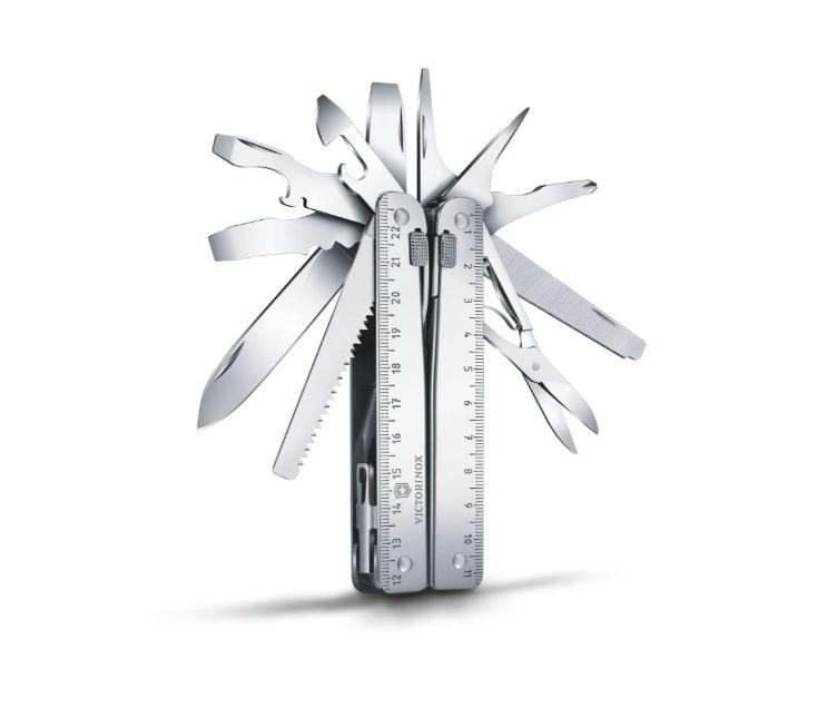 Alicate multiusos Victorinox Swiss Tool X con funda de cuero negro blister
