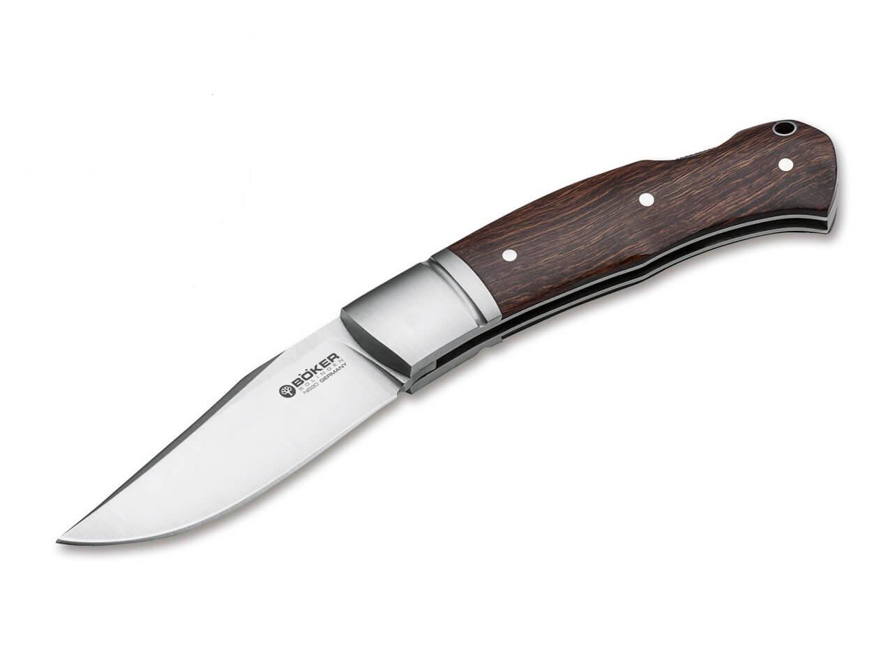 Navaja de colección Boker Boxer con mango de palo fierro del desi...