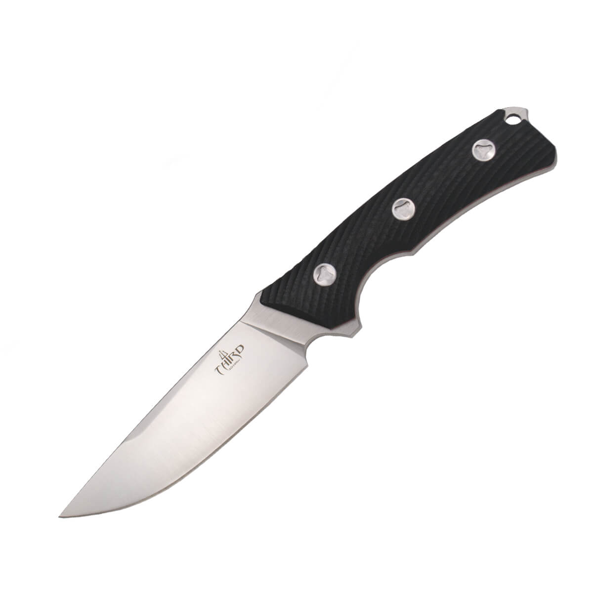 Cuchillo táctico con cachas de G10m negro hoja de 11.5 cm y funda...