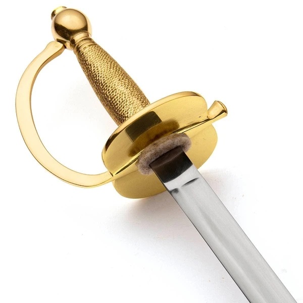 Espada 1840 NCO de Windlass con vaina de acero y puño dorado