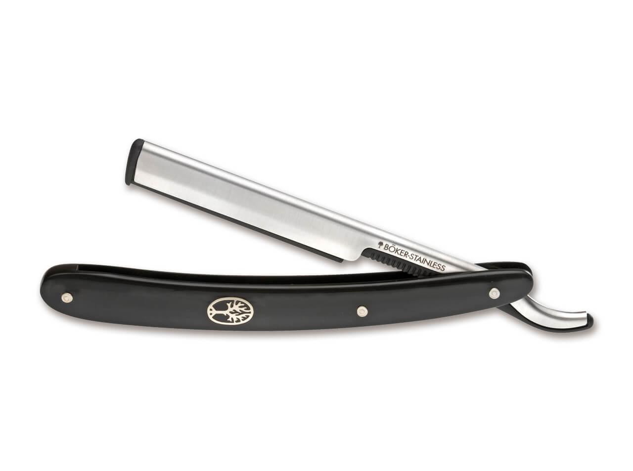 Boker Barberette Navaja de afeitar con hoja intercambiable mango ...
