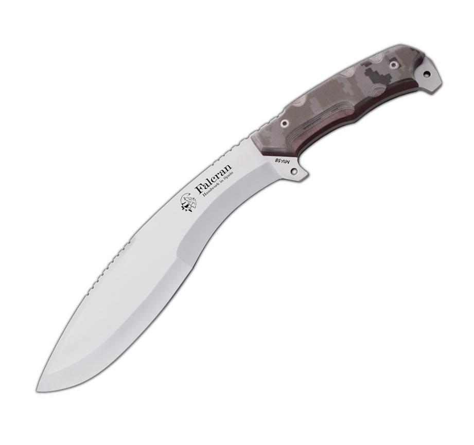 JV Falcran Tactical Machete mit trockenem Pixel-Camouflage-Micart...
