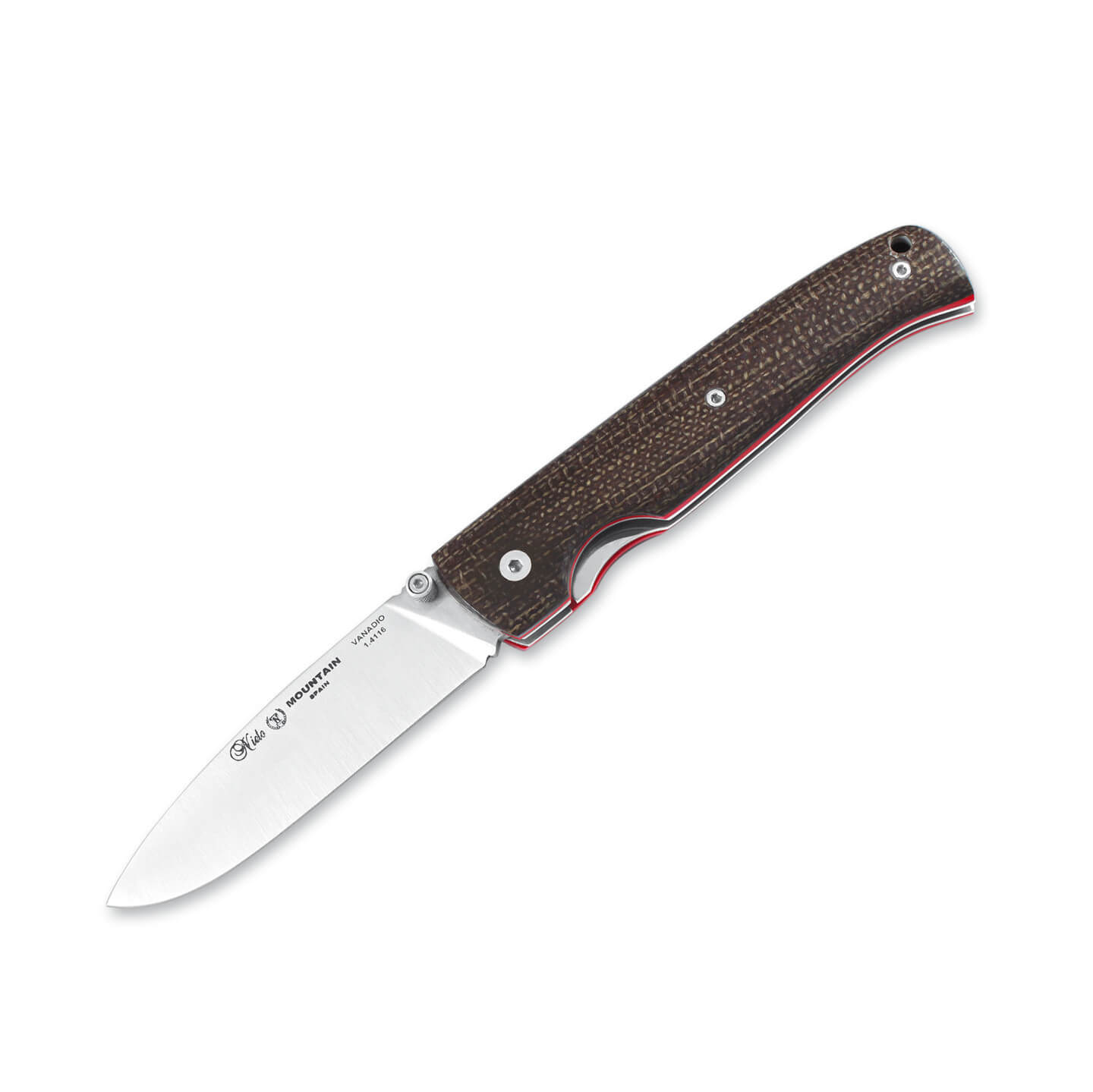 Couteau de poche tactique Nieto Mountain avec manche en micarta d...