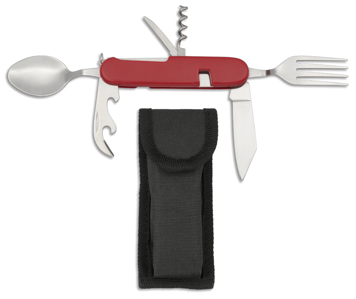 Albainox abnehmbares Mehrzweckmesser mit sieben Werkzeugen, rotem...