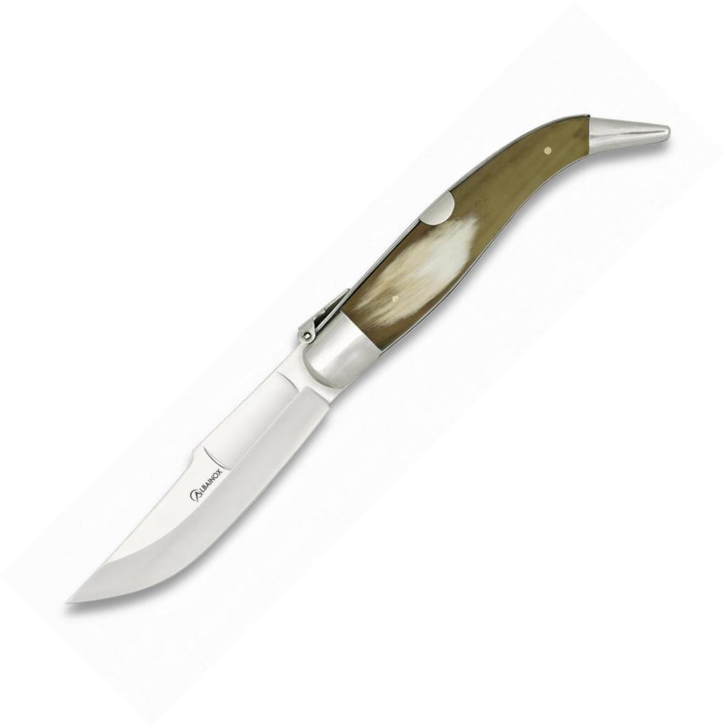 Navaja Albainox TEJA Nº1 con mango de asta de toro y de hoja 9,5 ...