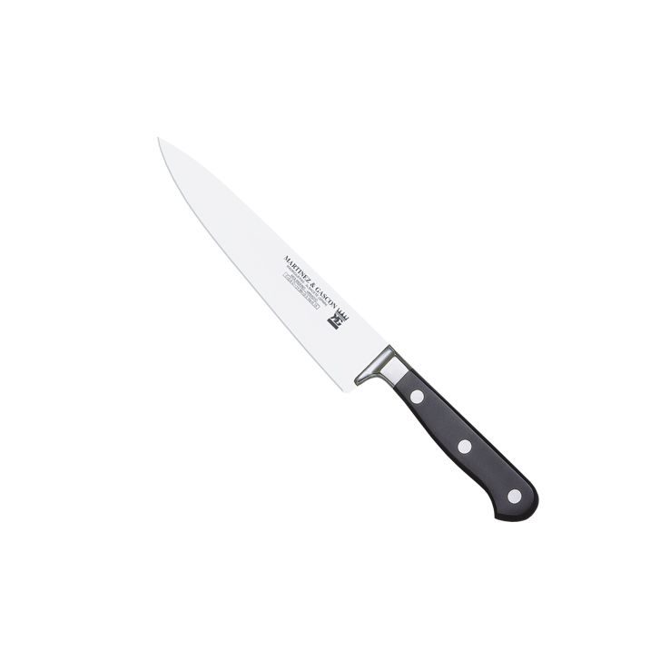 Cuchillo cocinero con hoja de 18 cm y mango de polioximetileno ne...