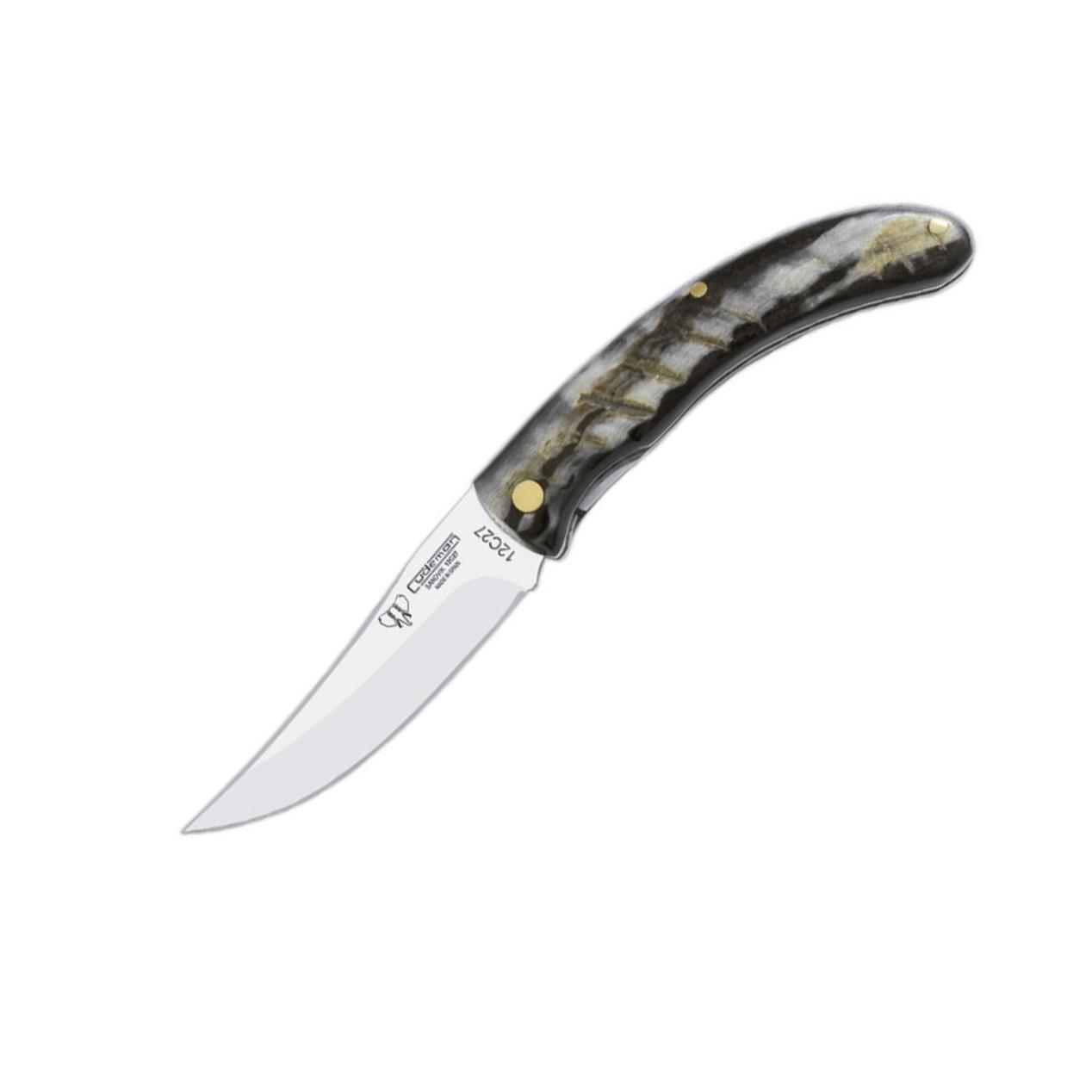 Navaja de caza Cudeman. Puño en muflon. Hoja 8,5 cm. Acero 12C27....