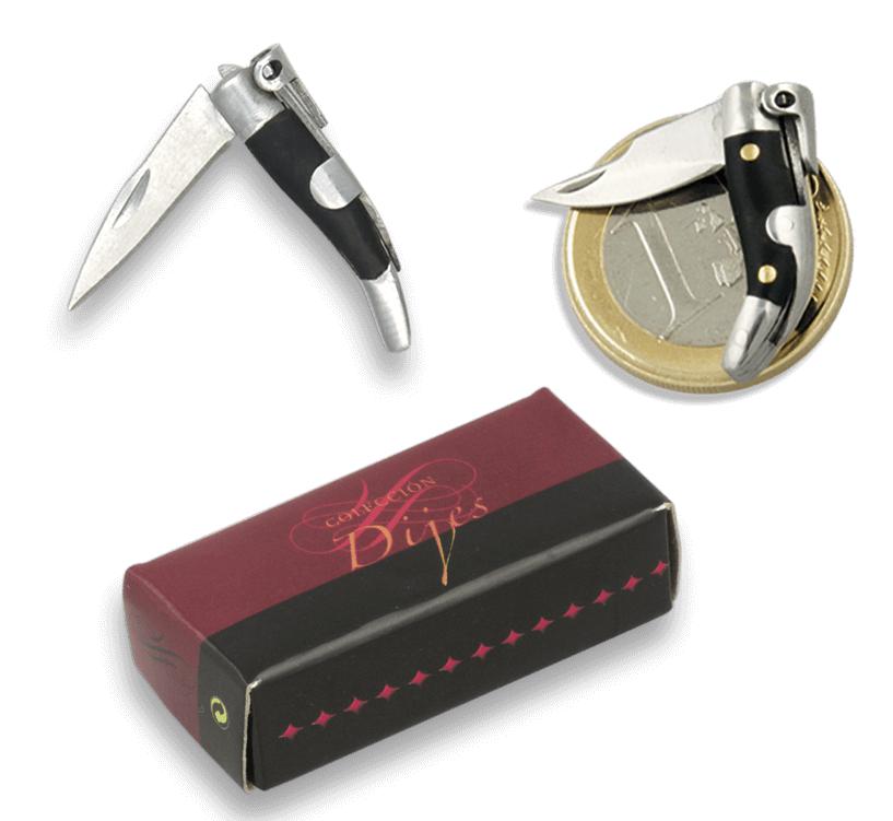 Canivete miniatura PENDENTE STILETTO com lâmina de 1,6 cm