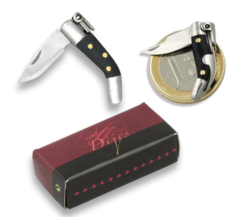 Canivete de bolso miniatura DIJE Sevillana com lâmina de 1,7 cm