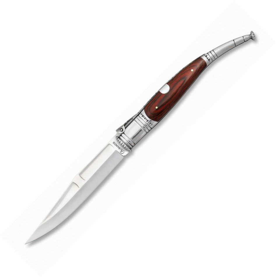 Albainox SERRANA CARRACA Klappmesser mit Holzgriff und 15,4 cm la...