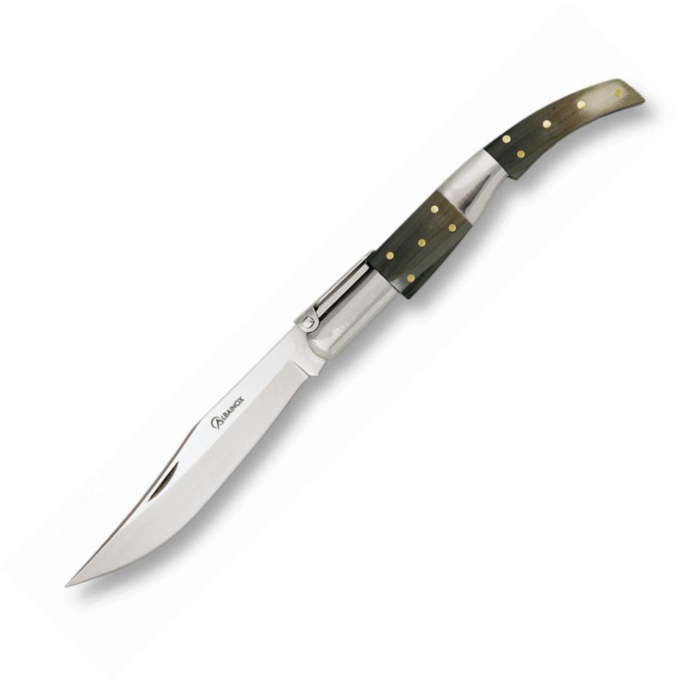 ARABE CARRACA Nº00 Taschenmesser mit Stierhorngriff und 6,7 cm la...