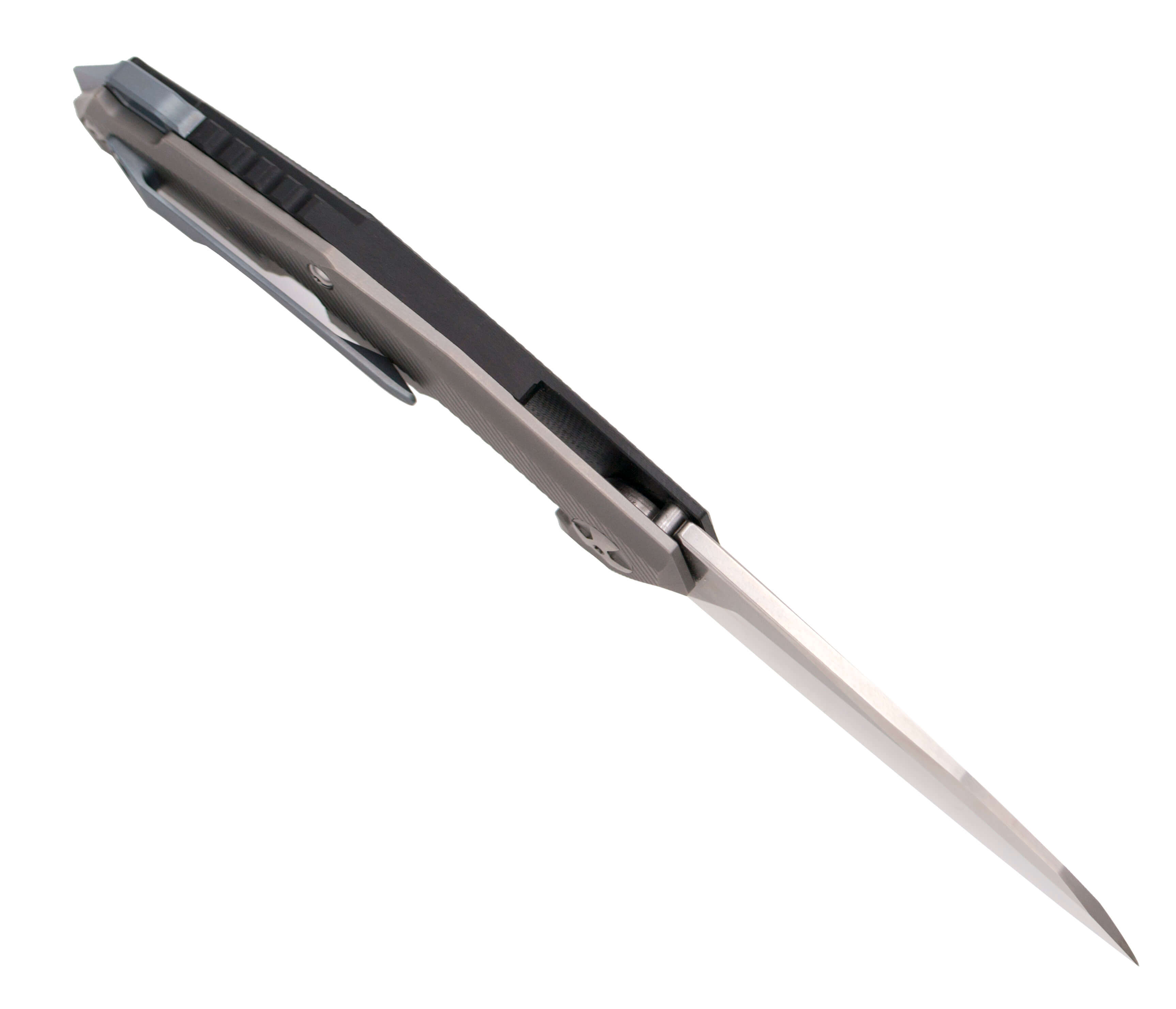 Navaja edición limitada con mango de G10 negro y titanio apertura Ball Bearing