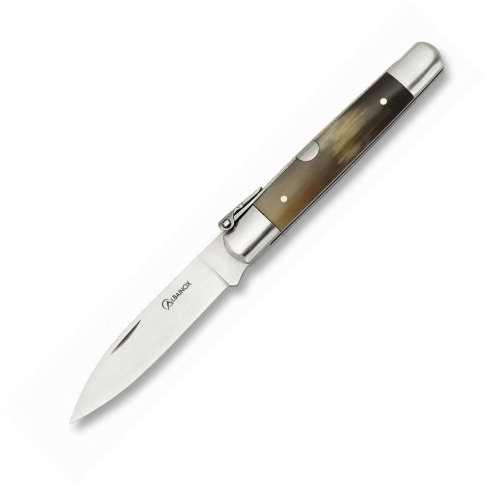 Navaja Albainox MACHETE Nº00 con mango de asta de toro y hoja de ...