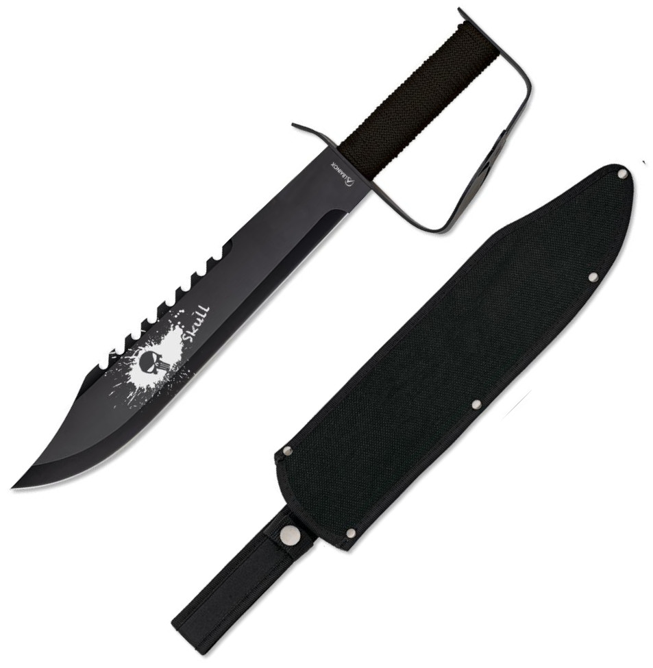 Coltello tattico Albainox Skull con lama da 35,4 cm