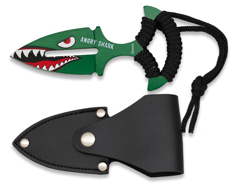 ALBAINOX Skinner Angry Shark Messer mit 6,5 cm Klinge
