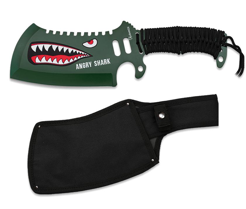 Hackmesser ALBAINOX ANGRY SHARK mit 19 cm langer Klinge
