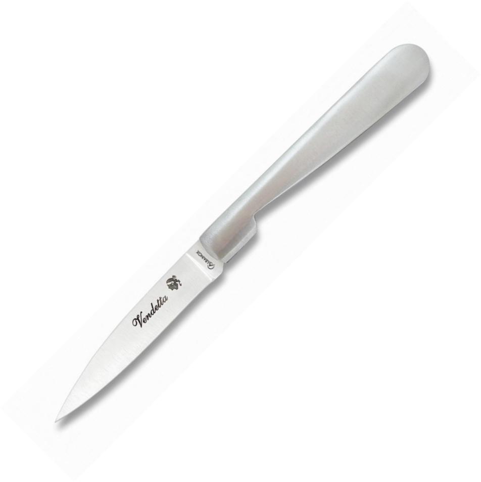 Navaja Albainox VENDETTA con mango de acero inoxidable, bloqueo d...
