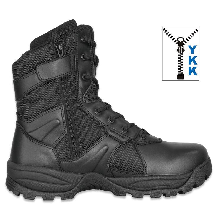 Botas tácticas BARBARIC de color negro y 575 gramos de peso por b...