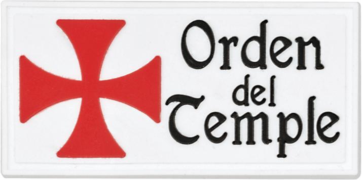 Patch de velcro da Ordem do Templo