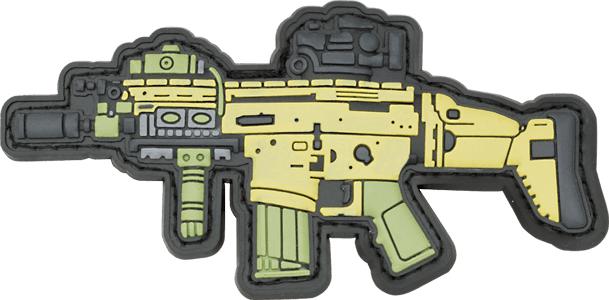 Remendo de borracha de arma 10,3 x 5,3 cm 08226