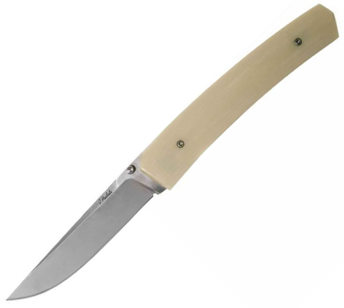 Navaja Brisa Piili con mango de micarta marfil