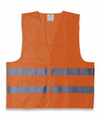 Chaleco reflectante naranja con talla XL de la marca Barbaric