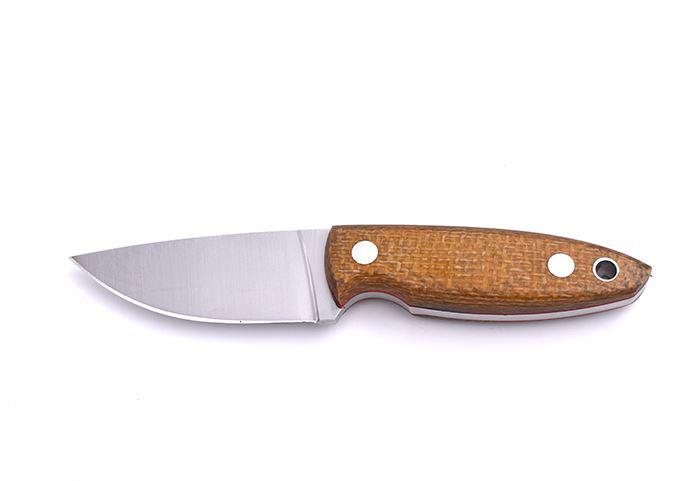 Cuchillo Brisa Scara 60 con acero RWL34 y micarta mostaza