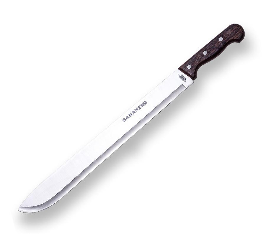Bananero Machete mit 45 cm langer Klinge und Holzgriff