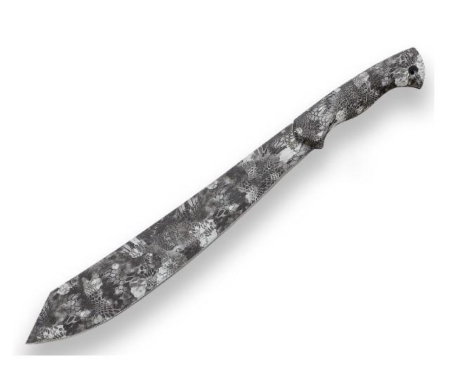 Camouflage-Stabschneider-Machete mit 36,5 cm langer Klinge und Gu...