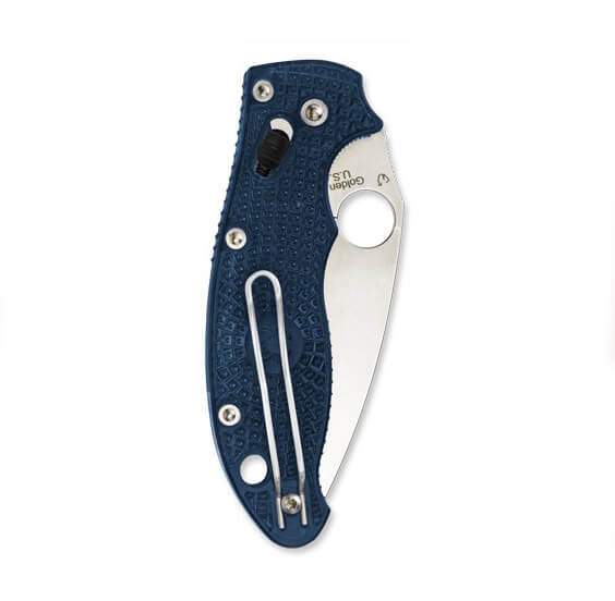 Navaja MANIX 2 con mango de fibra de vidrio azul y hoja de CPM S110V con filo liso