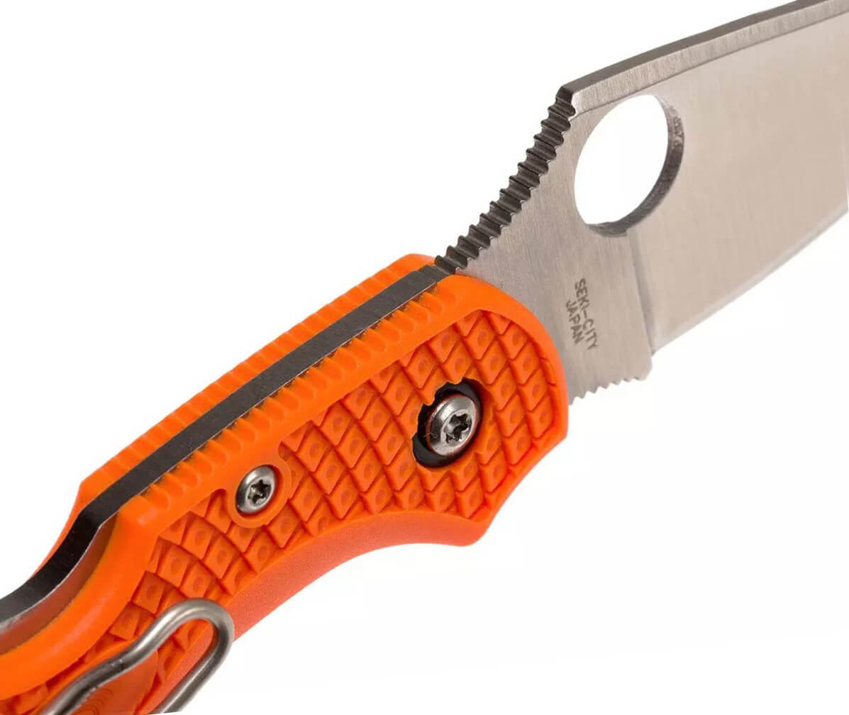 Spyderco Dragonfly 2 Lightweight Canivete com cabo FRN laranja