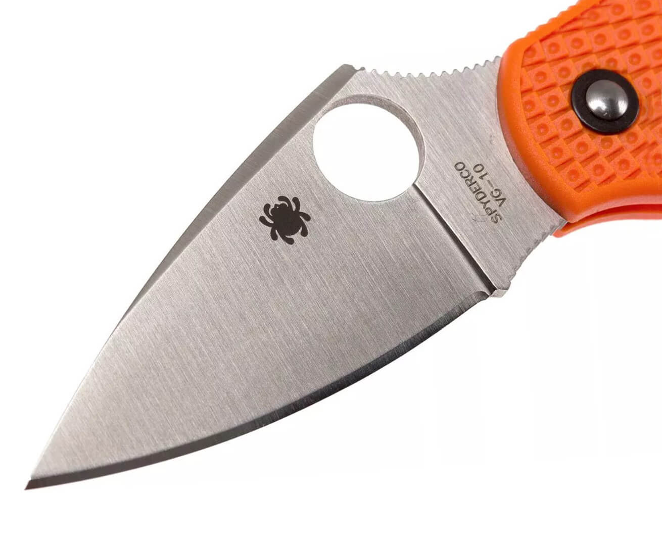 Spyderco Dragonfly 2 Lightweight Canivete com cabo FRN laranja