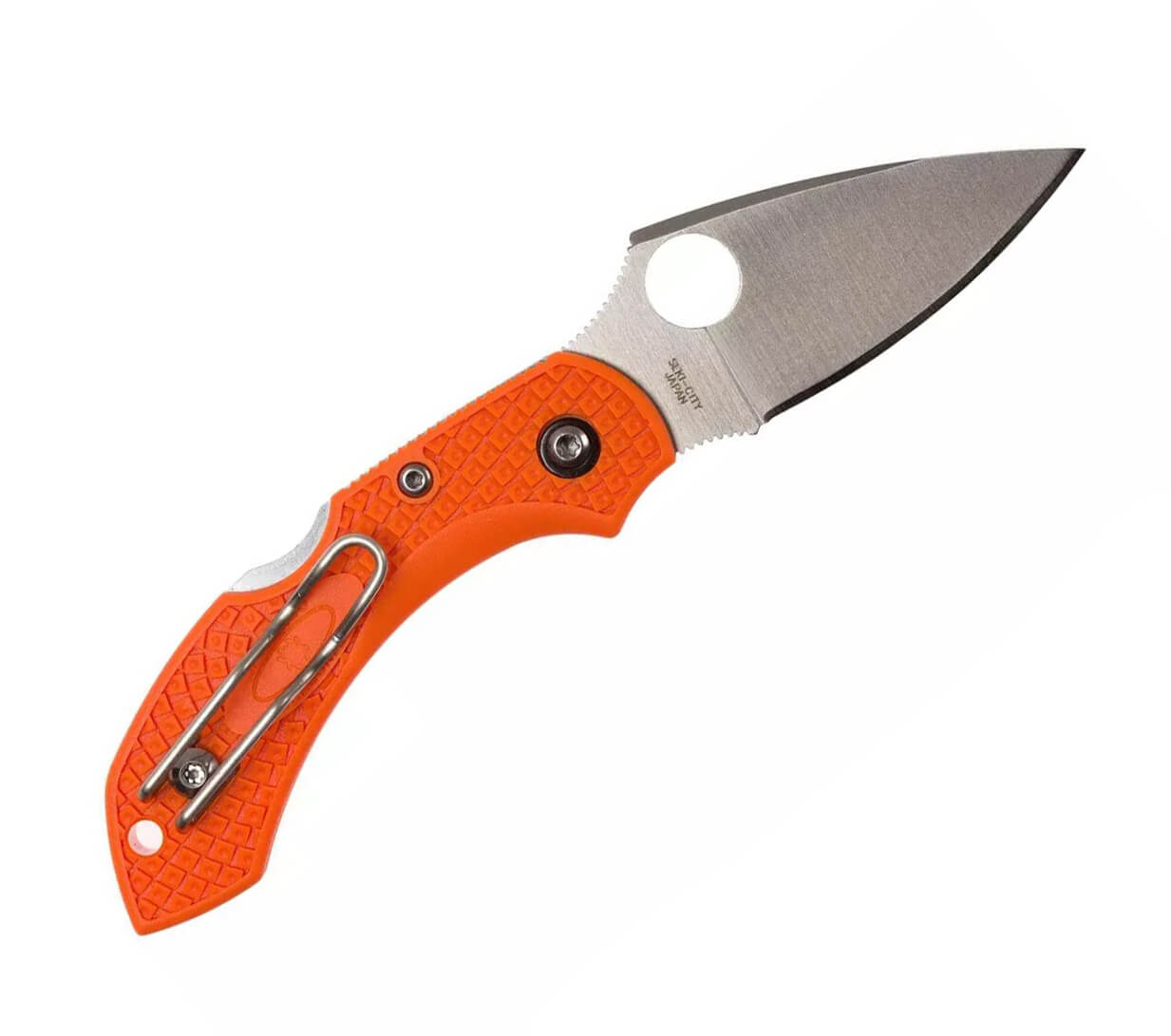Spyderco Dragonfly 2 Lightweight Canivete com cabo FRN laranja