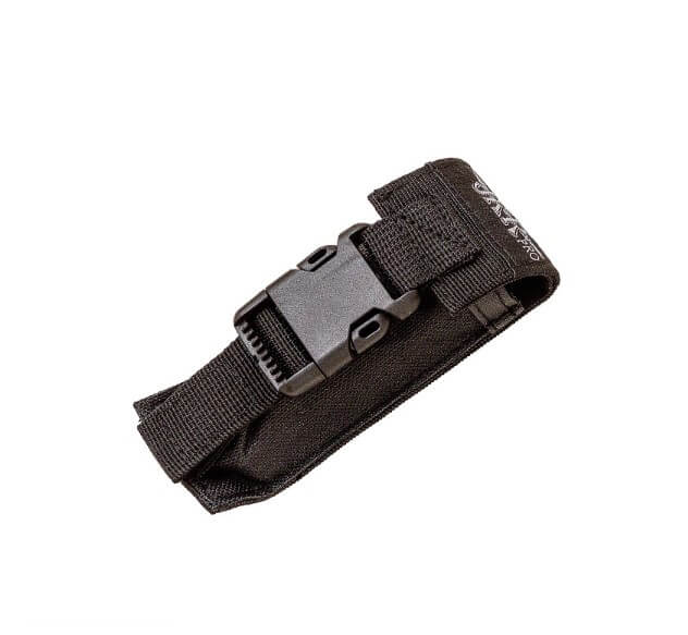 Canivete de resgate JKR PRO 10020 com cabo G10 preto e lâmina de 9,5 cm com revestimento de titânio