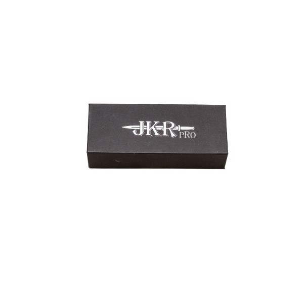 Faca de resgate JKR PRO 10021 com cabo verde G10 e lâmina de 9,5 cm com revestimento de titânio