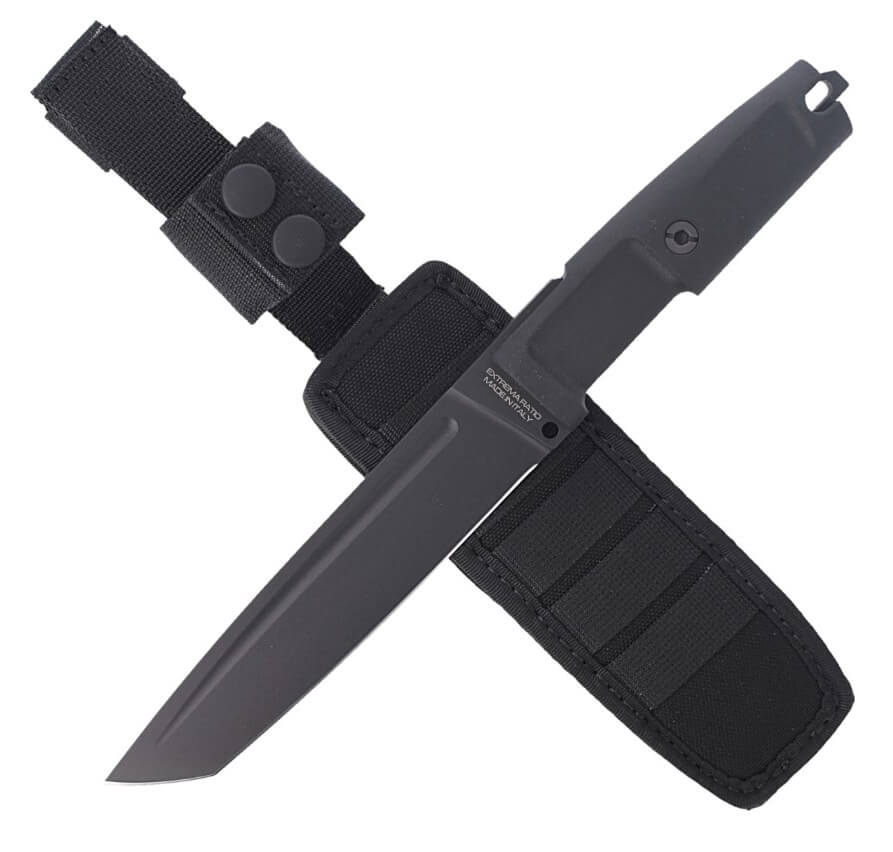 Cuchillo militar Extrema Ratio T4000 S Black con hoja de 174 mm