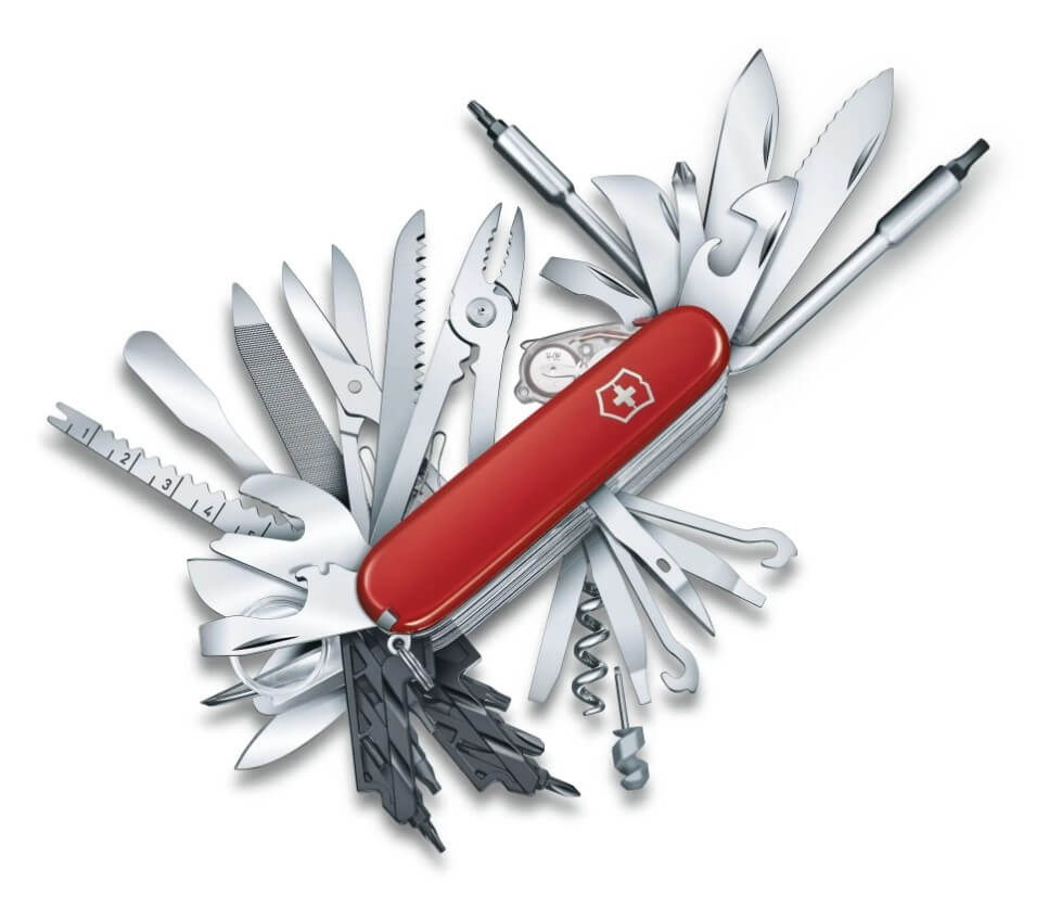 Victorinox Swiss Champ XXL Allzweckmesser mit 73 Funktionen