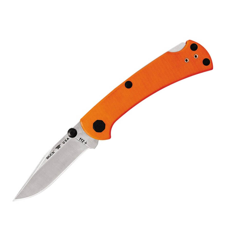 Couteau EDC Buck ranger slim pro trx 0112ORS3 avec manche G10 ora...