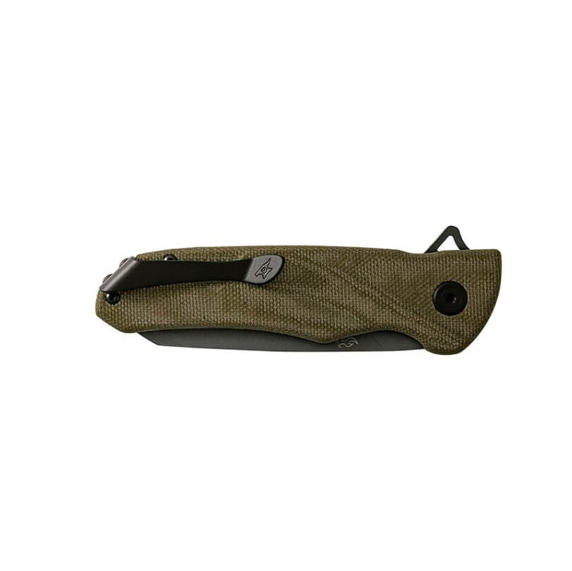 Navaja EDC Buck sprint OPS Pro micarta canvas verde con hoja de 7,9 cm 0843GRS