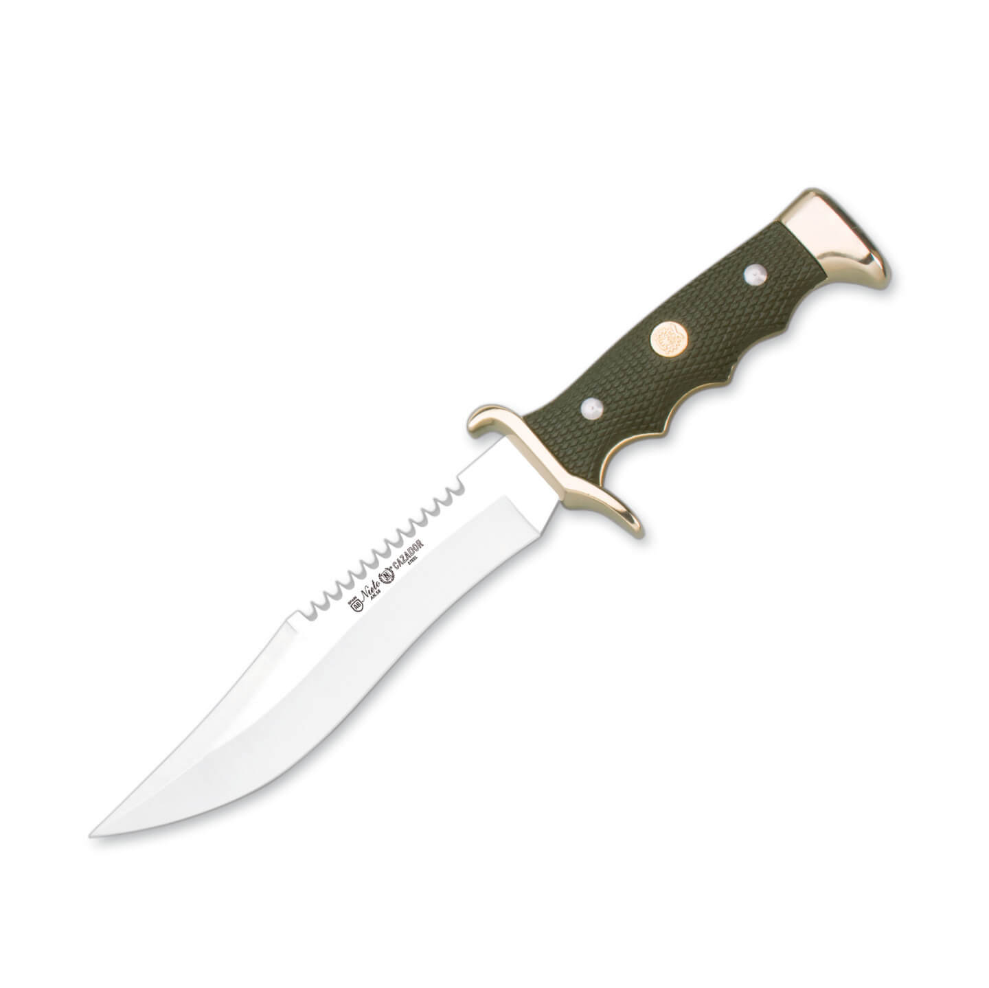 Cuchillo Nieto Bowie Cazador con hoja de 18 cm y mango de ABS ver...