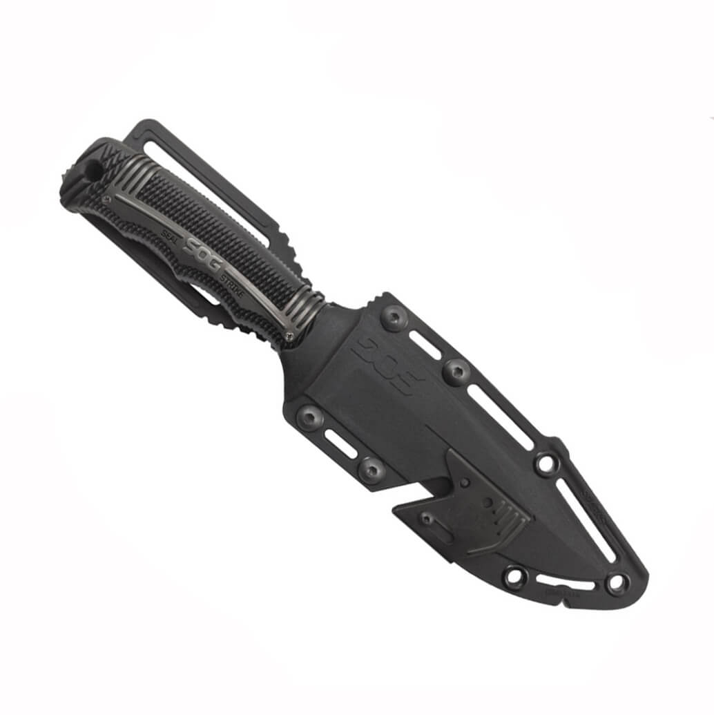 Cuchillo táctico SOG Steal Strike Deluxe con hoja semi dentada de 12.4 cm SS1003-CP